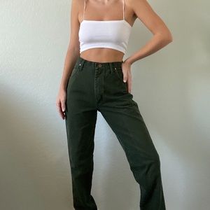 Green Wrangler Jeans 27w